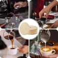 thumbnail image 4 of Hearthoom Replacement Paper Filter Packs 100 Count Unbleached Coffee Filter Paper Round Coffee Maker Filters Compatible with Coffee And Espresso Makers Disposable Coffe Tea Filters,Coffee, 4 of 7