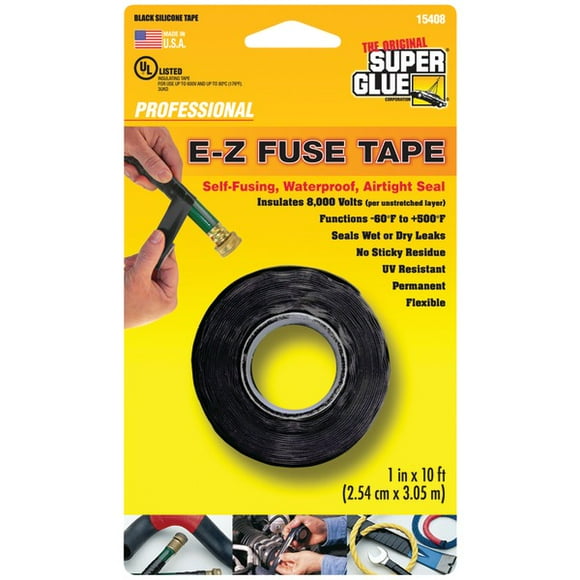 Super Glue Ruban Silicone E-Z Fuse, Noir, 1 Po x 10 Pi - 11710161