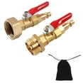 thumbnail image 1 of Dsscvnef RV Adapter Kit Set for Winterizing RV Trailer Internal External Tools Home Improvement Brass Winterize Adapter Di Water Faucet Faucet Kitchen Stainless, 1 of 9