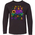 thumbnail image 3 of Inktastic I Paused My Game for Mardi Gras Gaming Long Sleeve Youth T-Shirt, 3 of 5
