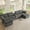Gray01, variant on BSHTI 119" 4-Seat Corduroy L-Shaped Sectional Sofa with Multifunctional Console, USB Charging Ports, Cup Holder, Storage for Living Room (Beige)