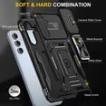 thumbnail image 7 of for Samsung A54 5G Case, Galaxy A54 5G Case with HD Screen Protector, Military-Grade Protective Shockproof Cover Case with Ring Holder and Stand for Samsung Galaxy A54 5G Black, 7 of 7
