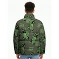 thumbnail image 3 of Minecraft Little and Big Boys Creeper Zip Puffer Jacket, Lightweight, Sizes 4-16, 3 of 5