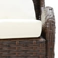 thumbnail image 2 of vidaXL Corner Sofa Outdoor Sectional Sofa Set with Cushions 2 Piece PE Rattan, 2 of 19