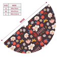 thumbnail image 3 of KLL 30" Christmas Tree Skirt To The Best Mom Xmas Tree Skirts Mat for New Year Xmas Holiday Party Indoor Outdoor Home Decoration, 3 of 7