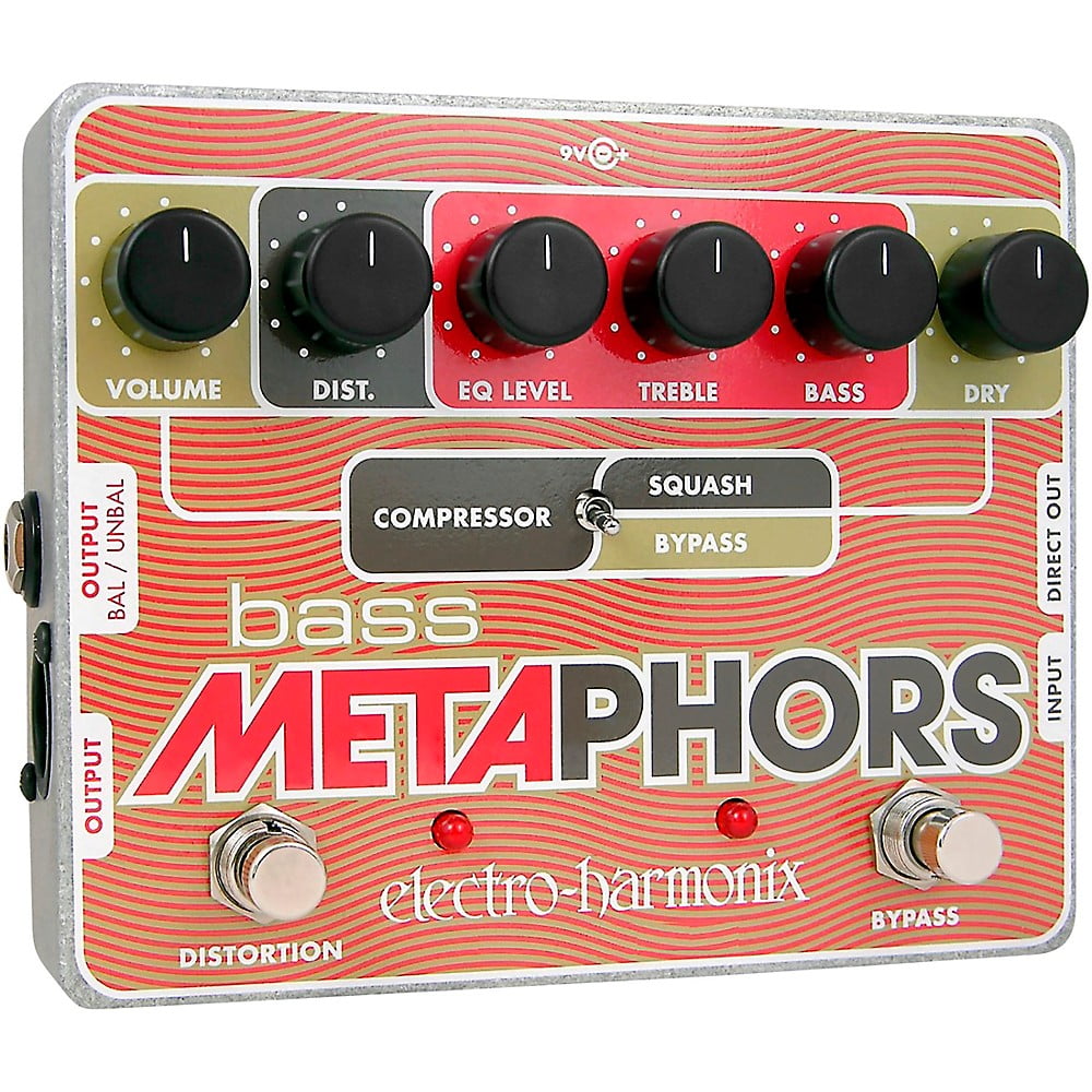 ElectroHarmonix Bass Metaphors Compressor Effects Pedal