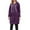 Purple, variant on Kaemgyyd Hoodies for Women Fashion Comfortable Full Zip up Sweatshirts Lightweight Long Jackets Coat Outwear with Pockets