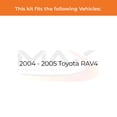 thumbnail image 2 of MAX Advanced Brakes - Rear Brake Kit For 2004-2005 Toyota RAV4| Carbon Ceramic Brake Pad and Rotor Kit| Daily Driving OE Replacement Brake Rotors, 2 of 9