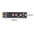 thumbnail image 5 of Tarjeta Adaptadora Adaptador PCIE a M2 NVMe SSD M.2 PCIE X1 PM Clave Conectores de lector de disco duro, 5 of 5