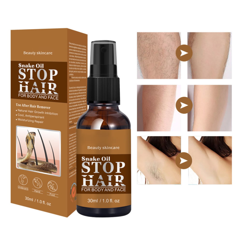 Snake Oil Hair Suppression Spray Hair Inhibitor Effectively Inhibits Hair  Growth Hair Removal Spray - Walmart.com