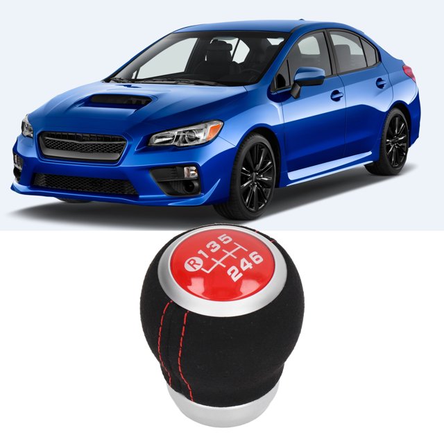 6 Speed Gear Knob , KIMISS Automotive Manual Shifter Head Body Parts Manual Stick Handle Comfortable Replacement