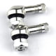 thumbnail image 3 of Vástago de válvula de neumático de llanta de rueda de ángulo de 90 grados CNC para motocicleta y scooter Plata, 3 of 8