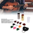 thumbnail image 4 of Guitar Slide Pick Set, Guitar Slide Set 4 Finger Picks Practical  for String Instrument, 4 of 7