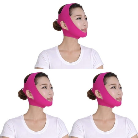 LHWEN Post Surgical Chin Strap Neck and Chin Compression Garment Wrap Face Slimmer Elastic Comfortable Soft Skin Friendly Supportive Facial Shapewear Tightens Jowl Neck Wrinkles Sagging Multipurpose