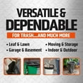 thumbnail image 5 of Plastics 30 Gallon Trash Bags (50PCS) 31" x 35" - Large Heavy Duty Can Liners - Plastic Black Garbage Bags for Lawn, Leaf, Contractor, Yard, Outdoor use, 5 of 10