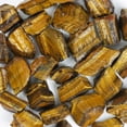 thumbnail image 4 of Nvzi Piedra de ojo de tigre, cristales, cristales a granel, rocas para pulir, cristales en bruto a granel, cristal de amatista, cristal de calcita para decoración,chakras y energía (1 lb), 4 of 5
