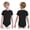Black, variant on Boys One Piece Short Sleeve Autism Sensory Bodysuit Anti-strip Romper Special Needs Adaptive Clothing Blue 12