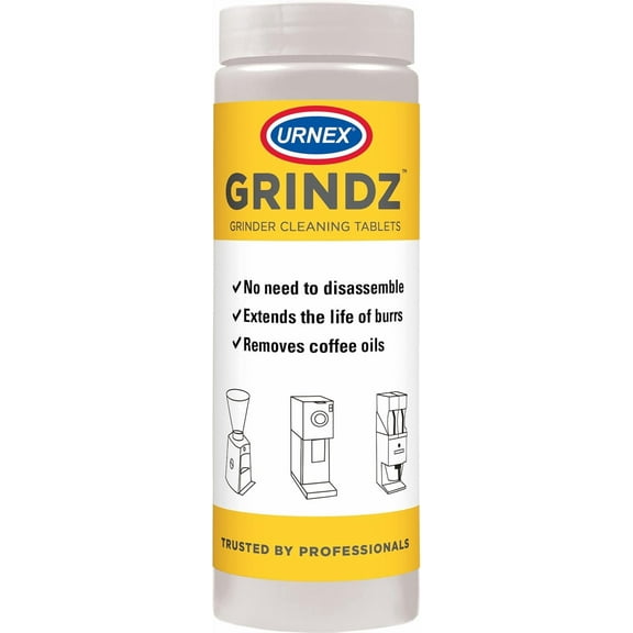 Urnex Grindz Professional Coffee Grinder Cleaning Tablets - 430 Grams - Help Extend Life of Your Grinder