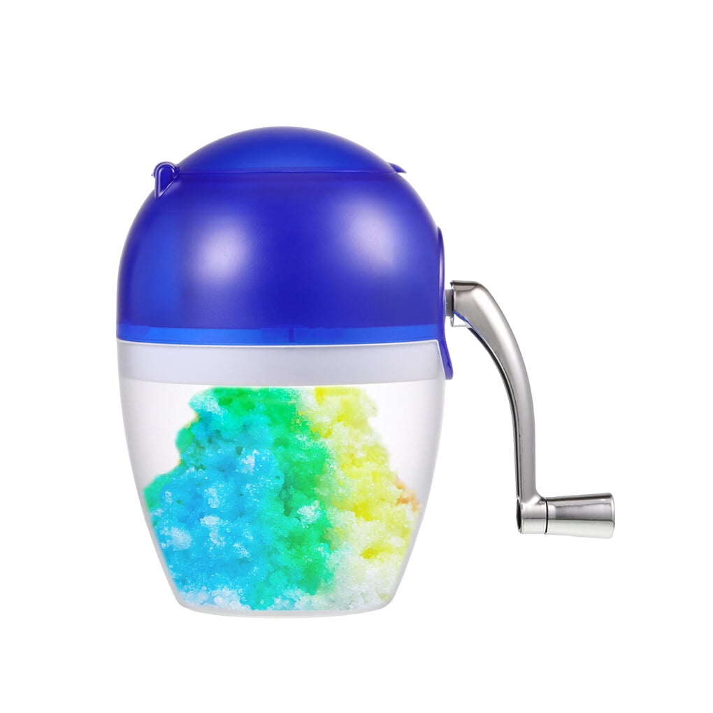 DTOWER Portable Manual Ice Shaver Crusher Blue