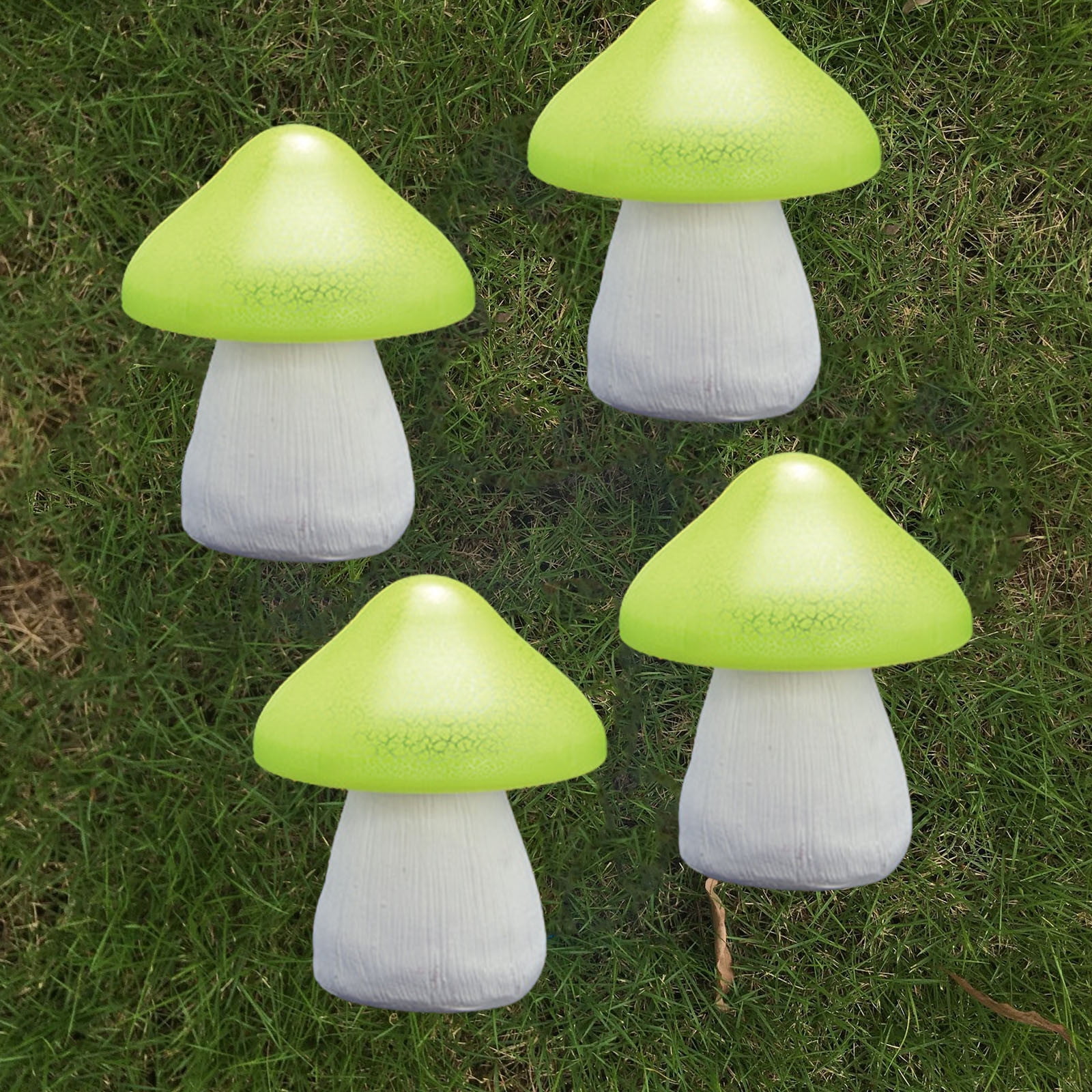 2 Packs Solar Mushroom Lights Outdoor Waterproof Solar Powered Garden Lights for Yard Pathway Fence Decoration Color Changing LED Landscape Lighting with Auto On Off