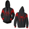 thumbnail image 3 of Sudadera con capucha de Cosplay de Marvel Miles Morales para hombre, sudaderas Unisex con cremallera, sudaderas casuales de moda, ropa de calle, chaqueta superior, nuevo, 3 of 5