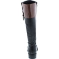 thumbnail image 4 of Soda Womens Visa Two Tone Harness Riding Boots, 4 of 7
