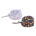 thumbnail image 4 of 2 Piezas Para Mujer Para Hombre, Gorra Médica A Prueba De Polvo, Gorro De Quimioterapia, Gorro De , Envoltura Para Cabeza Morado cro + Soledad Gorro médico ajustable unisex, 4 of 5