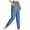 Blue womens pant, variant on Jogger Pants for Women Solid Mid Waist Long Jogger Cargo Pants Fashion Loose Fit Soft Women's Work Wear Pants Nylon Quick Drying Hiking Pants Sports Fitness Leisure Outdoor Small Foot Pants