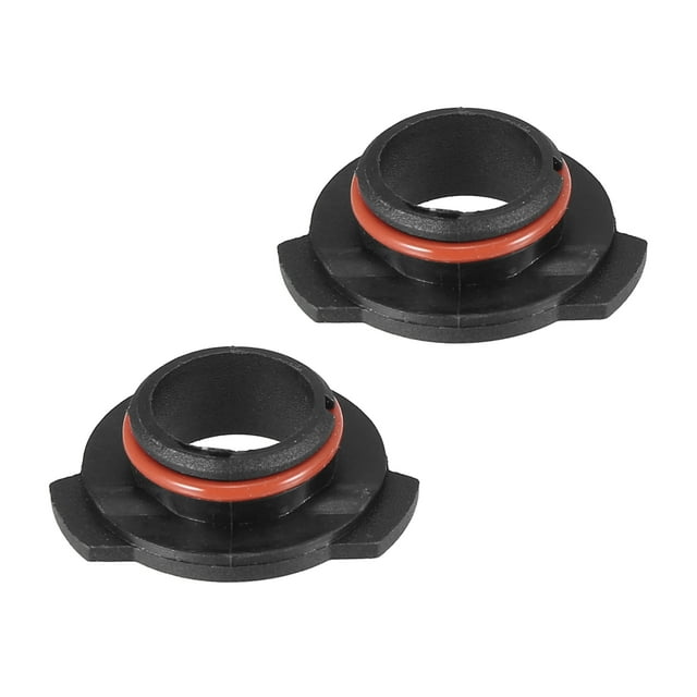 2pcs 9005 HB3 LED Headlight Adapter Base Bulb Sockets Retainer Holder Universal for Car Auto Black