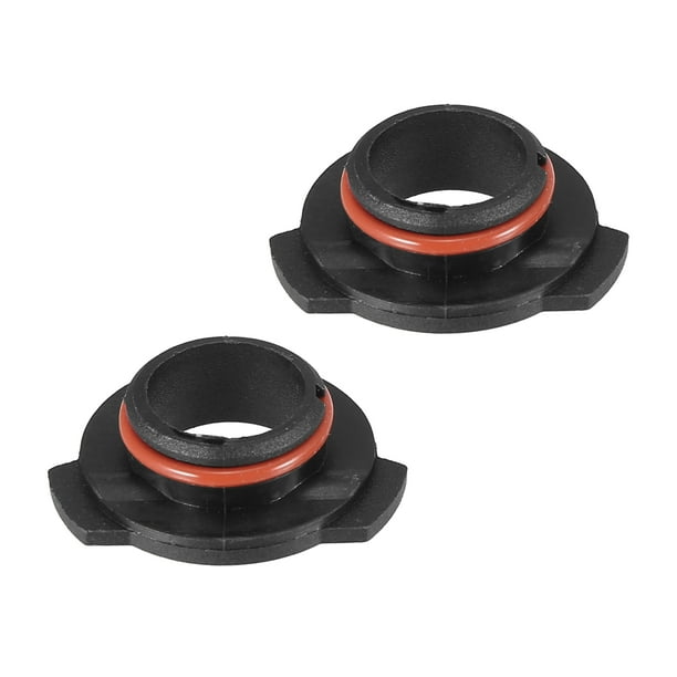 2 Piezas 9005 HB3 LED Faro Adaptador Base Bombilla Enchufes para Coche Negro