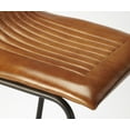 thumbnail image 5 of Butler Specialty Ludlow Leather And Metal Counter Stool In Brown, 5 of 5
