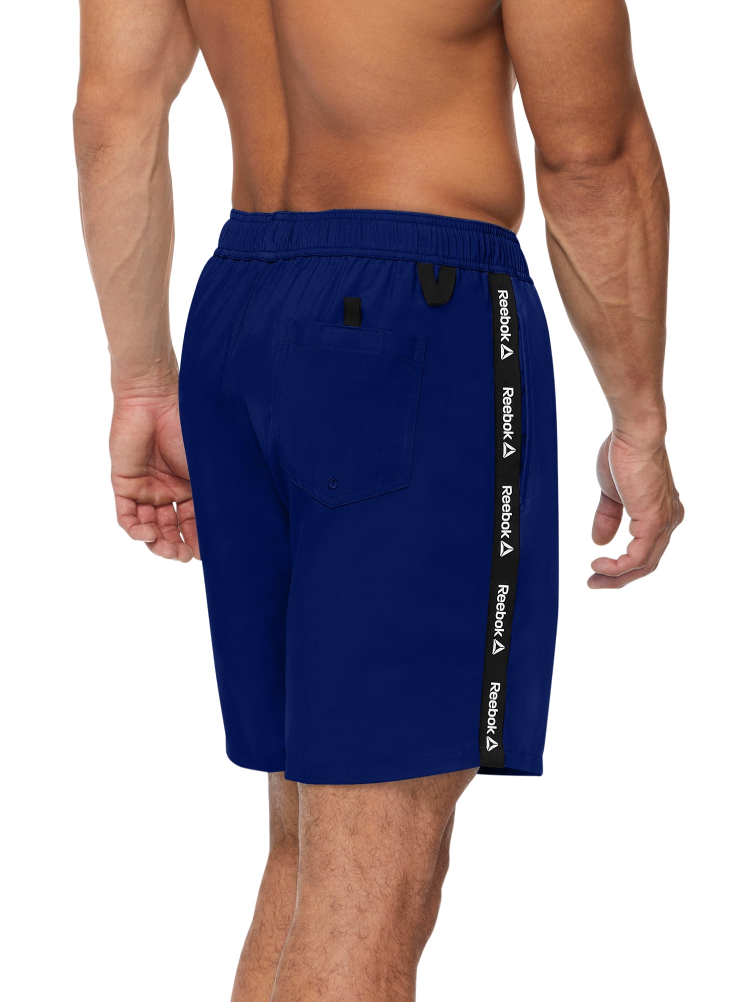 Fiel Teoría de la relatividad cera Reebok Men's Solid Logo Side Taping 7" Swim Trunk with UPF 50+, Sizes S-XXL  - Walmart.com