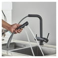 thumbnail image 2 of Waterfilter Kitchen Faucet, Dual Handles Deck Mounted Pull Out Mixer Tap, 360 Degree Rotation Water Purification Crane ,Versatile Features, 2 of 7