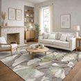thumbnail image 6 of Addison Rugs Mayfield Premium Machine Washable Transitional Botanical Taupe Rectangle Rug, 10' x 14', 6 of 6
