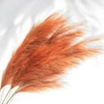 thumbnail image 5 of Evolux Fluffy Faux Pampas Grass - 43'' Tall 3PCS Large Fluffy Fake Pompous Grass for Vase Filler Boho Home Wedding Decoration-Red, 5 of 11