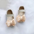 thumbnail image 3 of ZenBath New Fashion Pure color Princess Girls Bow Spring Flat Single Shoes, 3 of 3