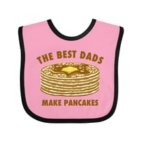 Inktastic Best Dads Make Pancakes Boys or Girls Baby Bib