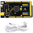 thumbnail image 1 of KEYESTUDIO 5V Mega 2560 R3 Microcontroller Development Board ATMEGA2560 CP2102 + Type-C USB Cable Starter Kit, 1 of 5