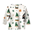 thumbnail image 5 of Boys St Patricks Day Shirt Size 8 3/4 Sleeve Fashion Print Shirts Casual Loose Pullover Tees Soft and Comfortable Tee Blouse Children's Clothes Z04-White 8-9 Years, 5 of 5