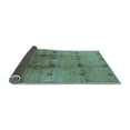 thumbnail image 2 of Ahgly Company Indoor Round Oriental Light Blue Industrial Area Rugs, 5' Round, 2 of 4
