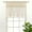 Neutral, variant on Boho Macrame Textured Cotton Valance, 40" W x 30" L, White - Boho Kitchen Curtains & Wall Decor - Macrame Valance - Bathroom Window Curtains