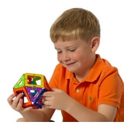 Magformers Basic Rainbow Set Multicolor Magnetic Tiles 30 Pieces