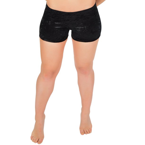 booty shorts for women black