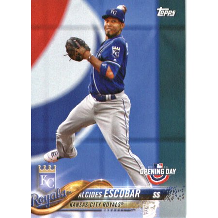 2018 Topps Opening Day #165 Alcides Escobar Kansas City Royals Baseball