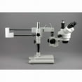 thumbnail image 2 of AmScope 3.5X-90X Trinocular Stereo Boom Zoom Microscope + Fluorescent Light New, 2 of 4