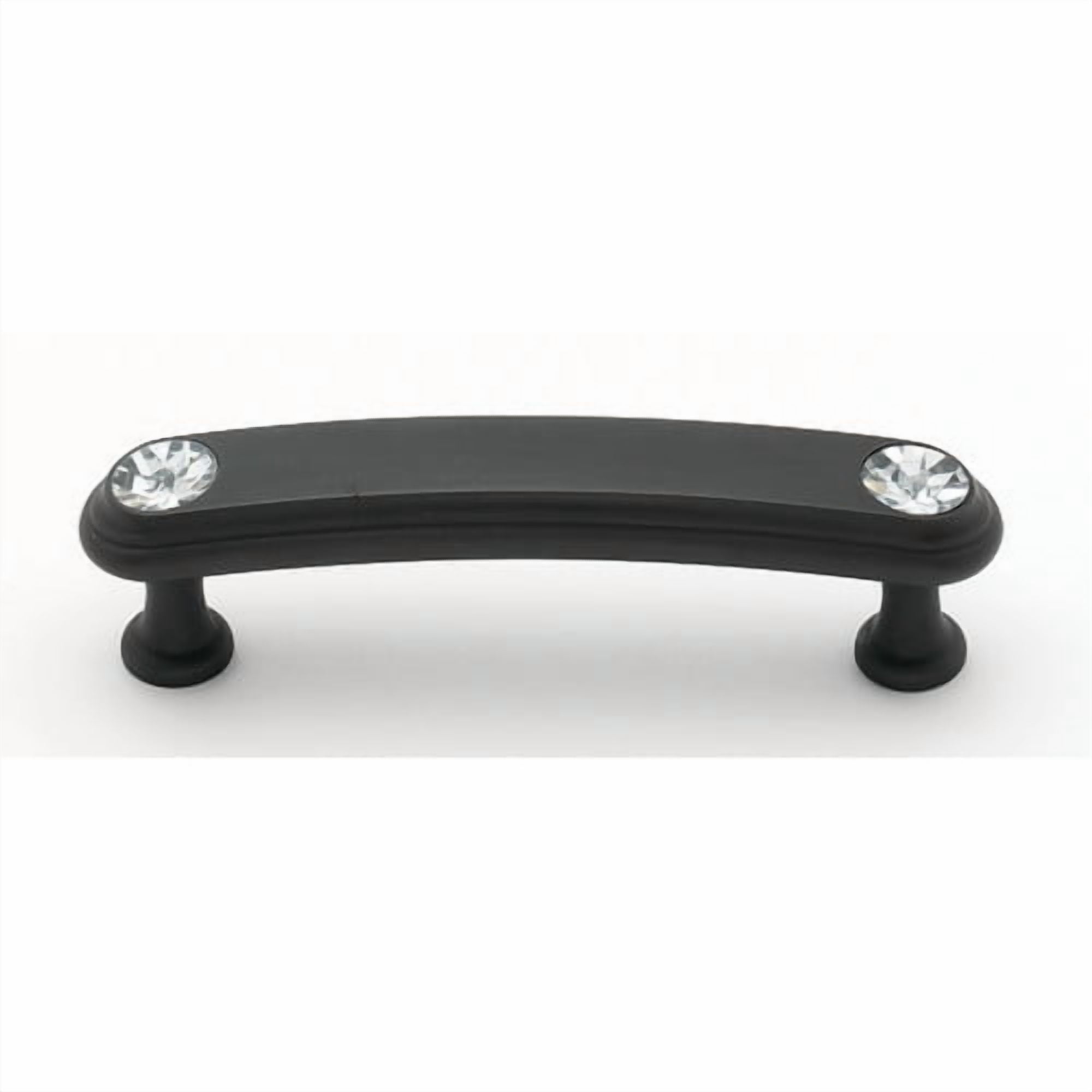 Alno C211-3-PA Swarovski Crystal 3" Cabinet Pull Polished Antique
