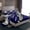 Blue Black, variant on Feelyou Athlete Helmet Kids Full Size Sheets, Est Sleep Football Bed Sheets, Modern Soccer Sports Player Sheet Sets, 4 Pieces