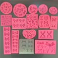 thumbnail image 1 of 1Pcs Bow Shape Silicone Mold,Sugarcraft Cake Decorating Tools,Fondant Chocolate Molds Cake Border Mould, 1 of 3