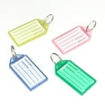 thumbnail image 4 of Keychain Name Tag Luggage Bag Hotel Category Hanging Card Keyring Portable Key Chain Visible Classification Holder Label Handbag Suitcase Blue, 4 of 9