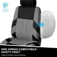 thumbnail image 4 of Car Seat Covers Fit for Honda Civic 2003-2026,Breathable Waterproof Seat Protector,Anti-Slip Protection Fast Install Easy Clean Scratch Resistant Gray,Full Set(2 Row 5 Seats), 4 of 9